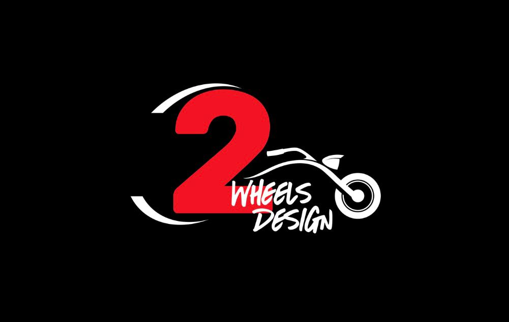 2 Wheels Design Logo